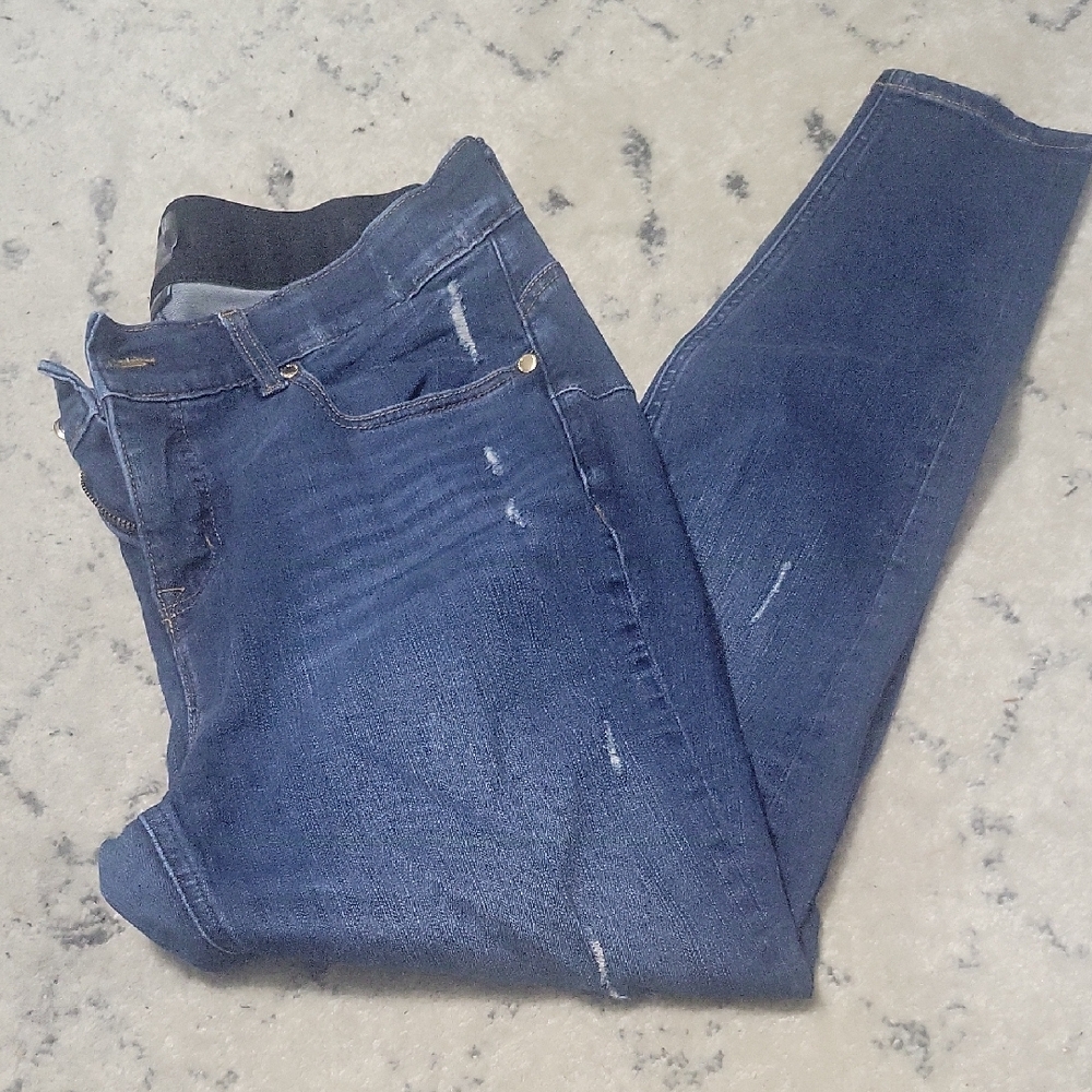 Torrid Dark Blue Skinny Jeans